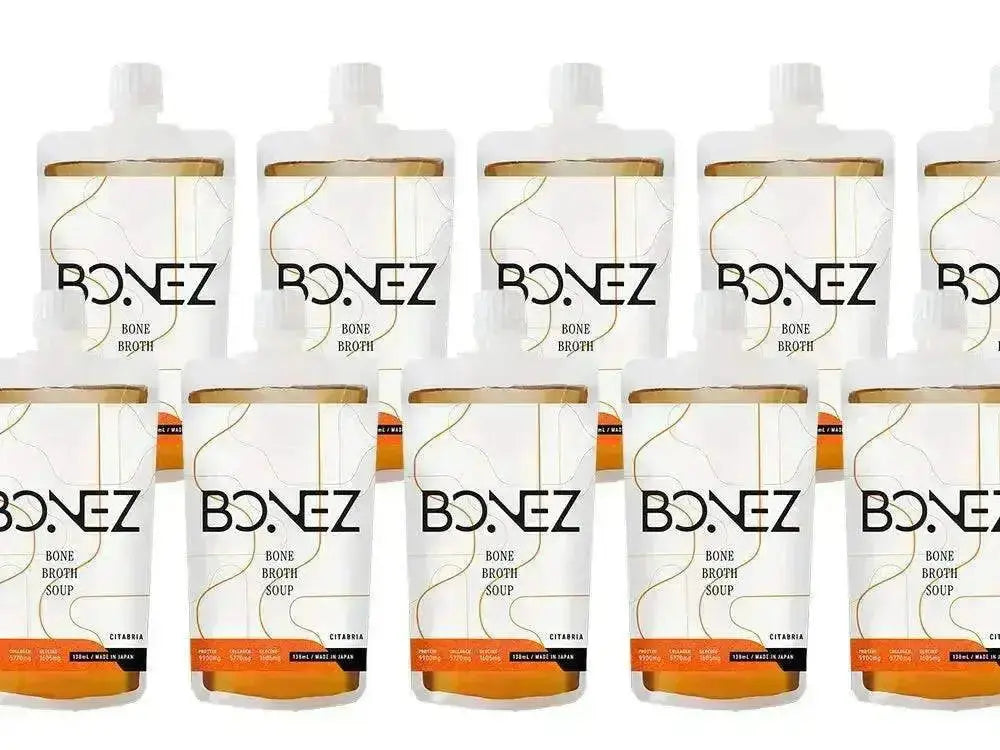 ニュージーランド産仔牛骨のボーンブロススープBONEZ10食セットのギフト用パウチ商品